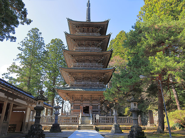 善寳寺・五重塔（イメージ）